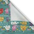 thumbnail image 6 of Ambesonne Animal Cartoon Valance & Curtain, Joyful Nature, 55"x45", Multicolor, 6 of 6