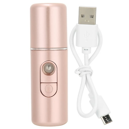 

Nano Mist Sprayer Deep Hydrating Portable USB Face Humidifier SkinCare Beauty Tool(Rose Gold )