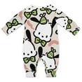 thumbnail image 2 of Pochacco Baby Footless Rompers, Long Sleeve Baby Onesie Jumpsuit for Boys Girls, 2 of 8