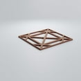 thumbnail image 3 of Ekena Millwork 11 3/8"W x 11 3/8"H x 3/8"T Small Buxton Decorative Fretwork Wood Wall Panels, Walnut, 3 of 8