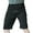 Black, variant on zeranth Men Summer Cargo Shorts Elastic Waist Button Zipper Fly Pockets Casual Shorts Straight Wide Leg Wear-resistant Short Pants