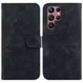 thumbnail image 2 of Compatible with Samsung Galaxy S22 Ultra 5G Embossed Lily Wallet Case with Card Holder PU Leather Flip Cover, 2 of 5