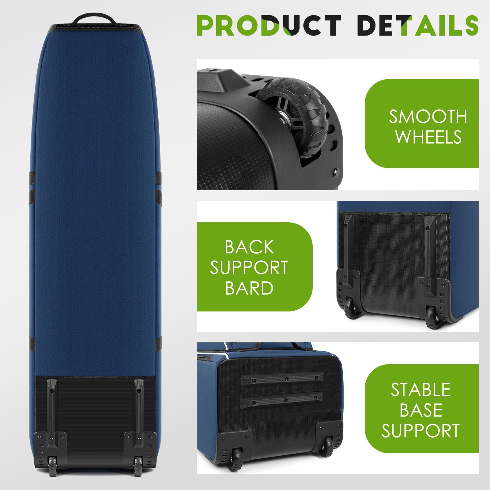 Golf Travel Bag For Airlines 900d Heavy Duty Oxford Case With Wheels  Cover Club Protector Liner Men Women