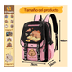 thumbnail image 2 of Mochila Capibara Nueva De Moda, Capibara Belug, Rosa con negro, 2 of 5