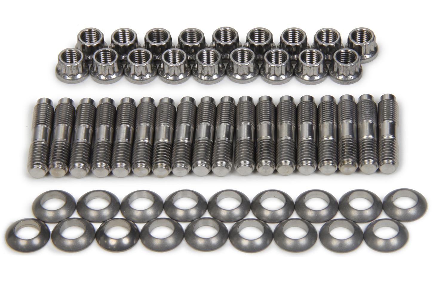 Bead Lock Bolt Kit, Studs/Nuts/Washers, Titanium, Weld PM1 / PS1 Delta1 Wheels, Kit