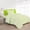 Lime, variant on Elegant Comfort Luxury Soft 4-Piece Cube Geometric Pattern Sheet Set - 1500 Series Wrinkle and Fade Resistant Bedding Set, Twin, Lime