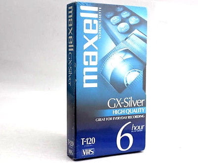 1-pack Maxell GX-Silver T-120 VHS 
