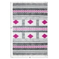thumbnail image 3 of Casavani - 10'x14' Handwoven Cotton Block Printed Rugs Moroccan Pink Area Rugs for Farmhouse Bedroom, 3 of 6