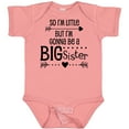 thumbnail image 3 of Inktastic So I'm Little, but I'm Gonna Be a Big Sister Girls Baby Bodysuit, 3 of 5