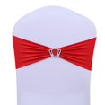 thumbnail image 1 of Keepw Stretch Chair Coverings Straps Crown simple and delicate, looking Ribbon Bow Seat Strap Wedding Chair Back Decor, 1 of 1