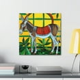 thumbnail image 4 of Donkey in Art Nouveau - Canvas, 4 of 10
