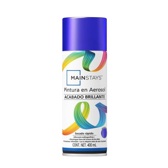 Pintura en Aerosol Mainstays Pintura en aerosol, Brillante, 400ml