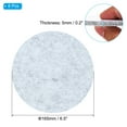 thumbnail image 2 of Uxcell 6.5" Diameter Felt Furniture Pads, 8 Pcs 1/2" Thick Lamp Base Felt, Light Grey, 2 of 8