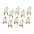 thumbnail image 1 of 10 Sets Mini Display Easel With Canvas 8X8Cm Wedding Table Numbers Painting Hobby Painting Craft Diy, 1 of 5