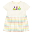 thumbnail image 3 of Inktastic Scientist Kids Chemistry Beakers Girls Baby Dress, 3 of 5