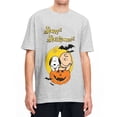 thumbnail image 3 of Camiseta de Charlie Brown y Snoopy de Peanuts, camisetas de Happy Halloween, camisetas vintage de manga corta, camisetas de verano 100% algodón de gran tamaño, 3 of 5
