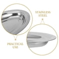 thumbnail image 2 of Miangastore Stainless Steel Oval Platter: Large Sizzling Plate Metal Serving Tray Oval Steaming Fish Dishes For Kitchen Restaurant, 15.7 Inch By 9.5 Inch, 2 of 7