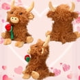 thumbnail image 4 of Lindo peluche Push Highland Cow Civaner de 30 cm, 4 of 6