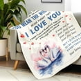 thumbnail image 2 of Wife Gifts from Husband, Wife Birthday Gift Ideas, Wedding Anniversary Romantic Gifts for Wife Her, I Love You Gifts for Her, to My Wife Ultra-Soft Throw Blanket 60"x50", 2 of 5