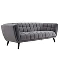 thumbnail image 2 of Modway Bestow Performance Velvet Sofa in Gray, 2 of 4