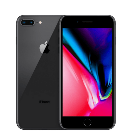 Straight Talk Apple iPhone 8 Plus with 64GB Prepaid, Space Gray