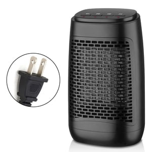 Mistaha Électrique Space Surchauffe sans danger du réchauffeur & Tip-over Protection Calme Personnel Space Chaudière PTC Chauffage en céramique avec 3 Paramètres de chauffage pour bureau Bureau à usage intérieur