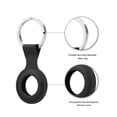 thumbnail image 3 of Protective Finder Case Soft Silicone Tracker Cover with Anti-Lost Stainless Steel Keychain Ring Portable Anti-Scratch Protector Finder Holder for Key Backpack Liner Bag Replacement for Airtag, 3 of 6
