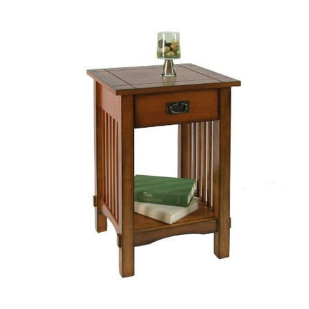 Furniture Of America Liverpool 1 Drawer End Table Antique Oak Walmart Canada