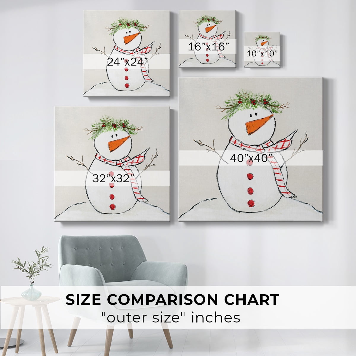 Holly Jolly II- Gallery Wrapped Canvas