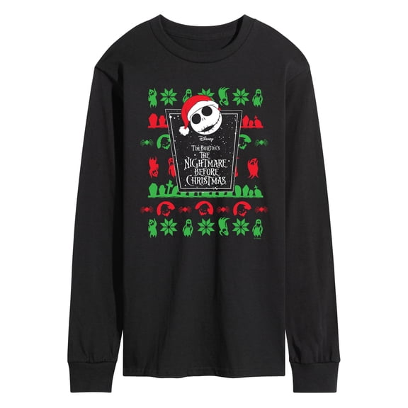 Nightmare Before Christmas - Jack Sweater - Men's Long Sleeve Graphic T-Shirt