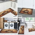 thumbnail image 6 of 2 Pieces Of Kitchen Rugs and Mats Non Skid Washable Fall (52) Kitchen Mat,Floor Cushion Waterproof Rug,Rubber Backed Area Rugs for Laundry 47*17+30*17, 6 of 7