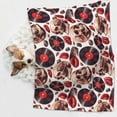 thumbnail image 6 of Naloa record lips Skull Dog Blanket, 3 Sizes Cat Blanket for Indoor Cats Large Medium Small Dog Gifts-Large, 6 of 8