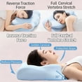 thumbnail image 6 of Hemvt Upgrade Cloud Neck Pillow, Cooling Gel Memory Foam Pillow, Adjustable Loft Cervical Support for Side Sleeper, Back and Stomach Sleepers, Breathable Ergonomic Pillow for Better Sleep, 6 of 8