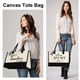 thumbnail image 4 of shenee Bolsa de lona con inicial, bolsa de yute de playa personalizada, regalo para mujeres, vacaciones, amigos, regalo de cumpleaños, boda, Año Nuevo, 4 of 5