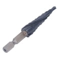 thumbnail image 1 of Broca escalonada de 9 tamaños broca escalonada acanalada en espiral con vástago de 1/4 pulg Resistencia al calor para placas de metal ANGGREK Otros, 1 of 8