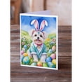 thumbnail image 2 of Maltese Easter Egg Hunt Greeting Cards Pack of 8 7 in x 5 in, 2 of 3