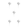 thumbnail image 3 of Decoración navideña de bayas artificiales Inteprter Cono de pino Plata Type2 NO2, 3 of 6