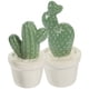 thumbnail image 3 of 2 Adornos de porcelana de conejito, estatua de porcelana de cactus, decoración de cactus simulado, 3 of 8