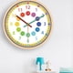 thumbnail image 4 of Reloj didáctico para aprender a leer la hora, analógico silencioso, sin tictac, funciona con pilas. Manos de colores, 4 of 6