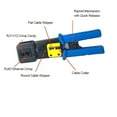 thumbnail image 3 of 10 PCs Network Repair Tool Kit/Sets RJ45 Crimping Pliers Screwdriver Thread Cutter Wire Stripping Portable Cable Tester ,Multi Function, 3 of 7