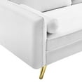 thumbnail image 6 of Modway Revive Performance Velvet Sofa in White, 6 of 8