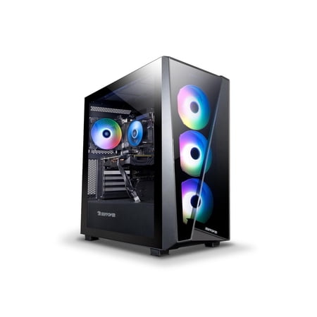 Restored iBuyPower SlateMeshI5N4601 Slate 6 i5-13600KF 3.5GHz NVIDIA GeForce RTX 3060 8GB 16GB RAM 1TB SSD Win 11 Home Black (Refurbished)