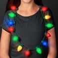thumbnail image 3 of Christmas LED Light Up Necklace Colorful Bulb Holiday Party Supplies Product Boxes Photo And Picture for Photography Prom Geometric Photo Props Background Paper, 3 of 3
