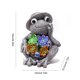 thumbnail image 2 of Estatua de Animal suculento Solar, Rana de resina, ornamento suculento, decoración de patio, 2 of 9