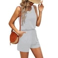 thumbnail image 2 of Sweet Hearts Rompers for Women- Short Jumpsuits with Pockets Casual Summer Made in USA, 2 of 5