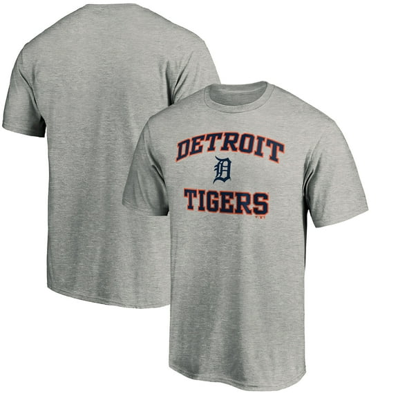 Men's Heather Gray Detroit Tigers Heart & Soul T-Shirt