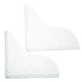 thumbnail image 6 of LEORX Tub Water Splash Guard Acrylic Waterproof Families Washbasins 2Pcs, 6 of 8