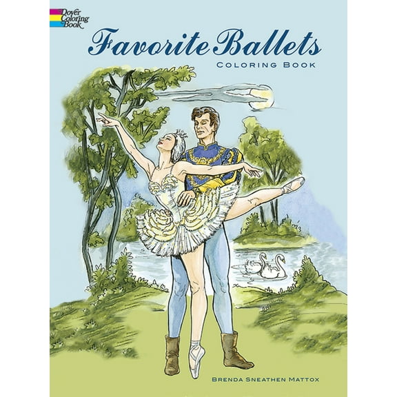 Dover Fashion Coloring Book Favorite Ballets Coloring Book, (Paperback)
