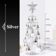 thumbnail image 2 of Mini árbol de Navidad Soporte de exhibición Artesanía Regalo Marco de hierro Bola de Navidad (Plata), 2 of 8