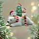 thumbnail image 4 of Adorno navideño de oso acrílico pequeño para árbol de Navidad | Decoración navideña multicolor con cuerda colgante | Decoración navideña duradera y reutilizable para árbol, puerta, pared, uso, 4 of 6